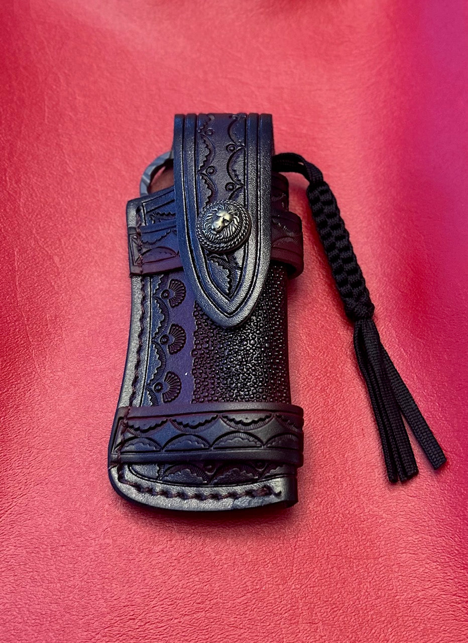 Damascus karambit  folding pocket blade