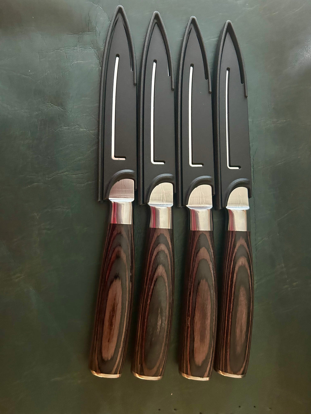 7Cr17 Stainless Pakkawood Steak Knives – 4 or 8 Pc Set