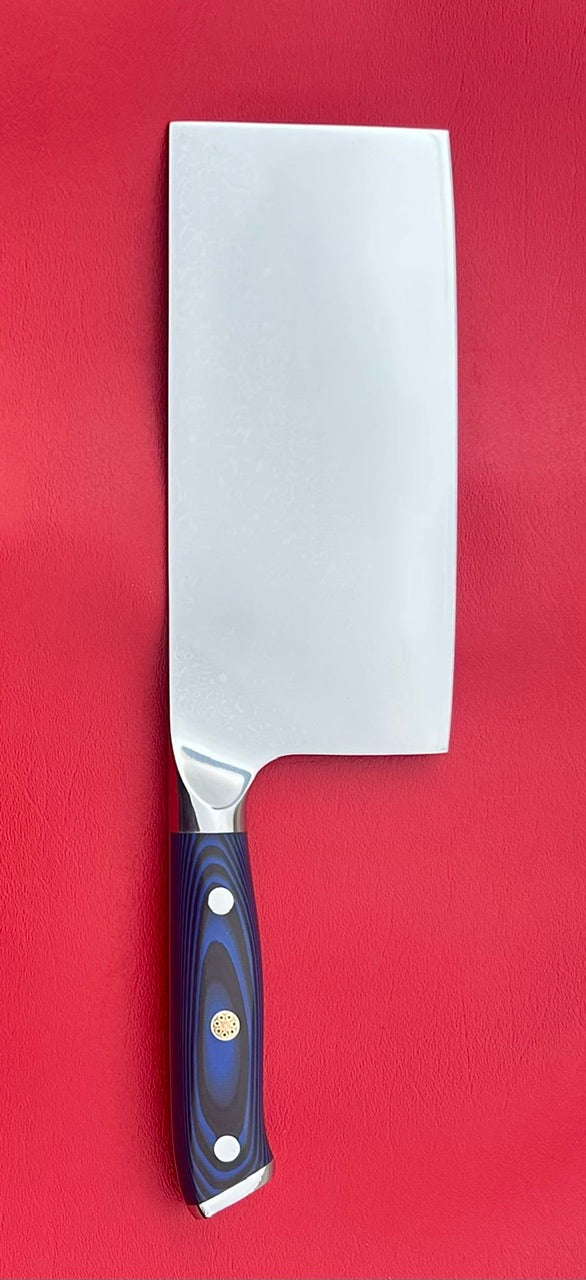 Damascus 7" Cleaver cutter